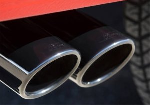 Ford Ranger Performance Exhaust - Dual Side Exit - Ford Racing - Cat Back - Black Chrome - `19-`23